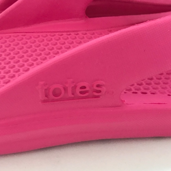 TOTES Thong Flip Flop Sandals Solbounce with Everywear Technology Pink Size 9 - Picture 12 of 15